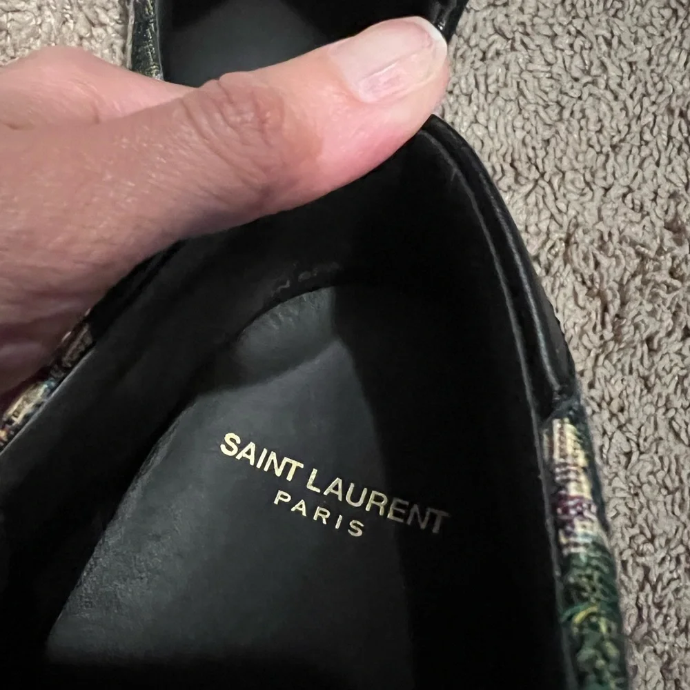 Saint Laurent tapestry flower sneakers - Picture 6 of 7